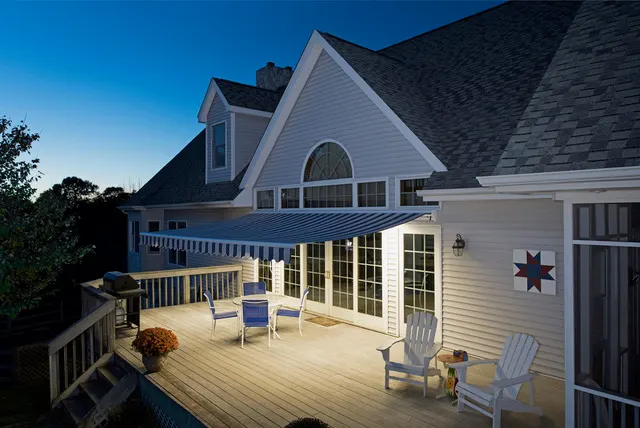 Retractable awnings